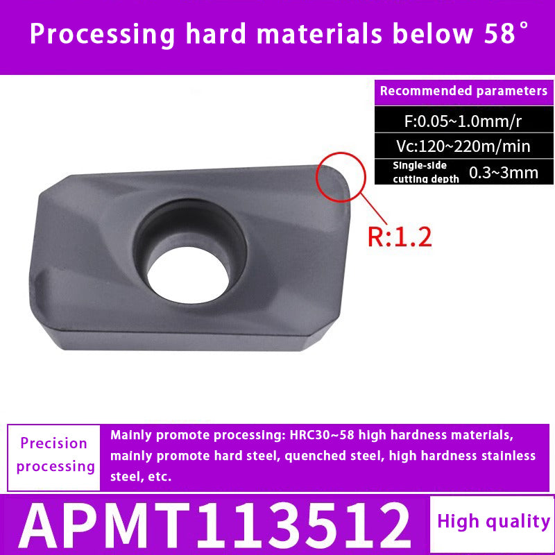 140-CNC milling blade APM T1135 stainless steel special alloy blade Shandong Denso Pricision Tools Co.,Ltd.